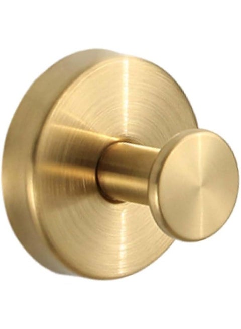 Four Piece Set Gold Brushed Hooks Rust and Sand Proof Wall Hooks for Hanging Towels and Clothing in Saudi and UAE Homes